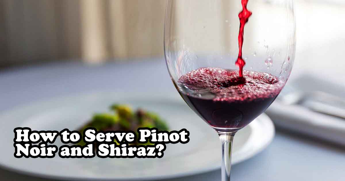 How to Serve Pinot Noir and Shiraz