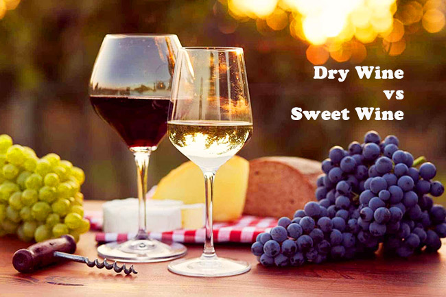 dry vs sweet wine