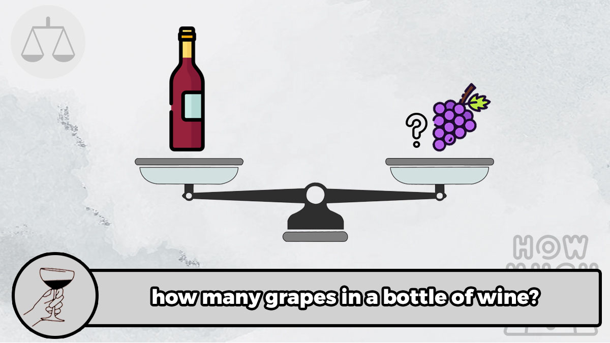 how many grapes in a bottle of wine
