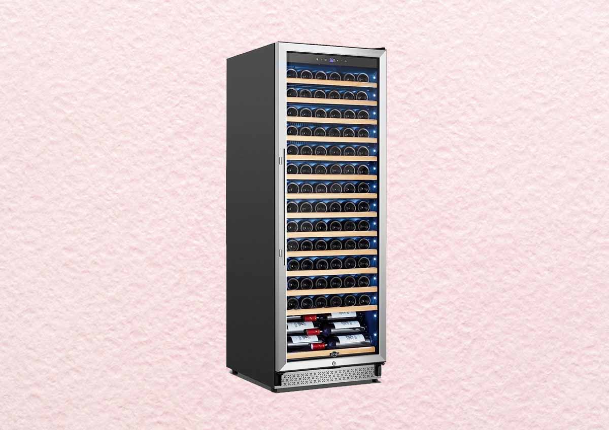 Tylza Upgraded 154 Bottles Wine Cooler Refrigerator