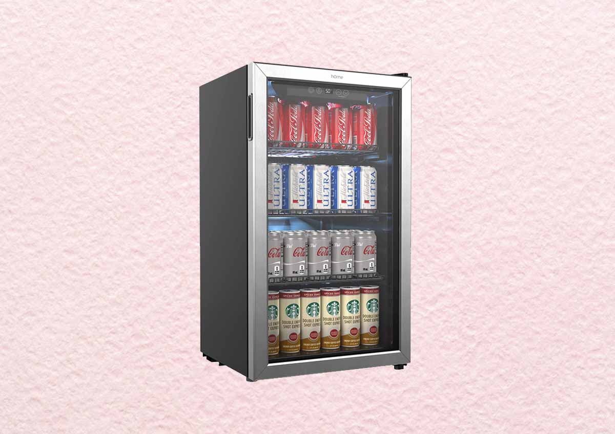 hOmeLabs Beverage Refrigerator and Cooler 120 Can